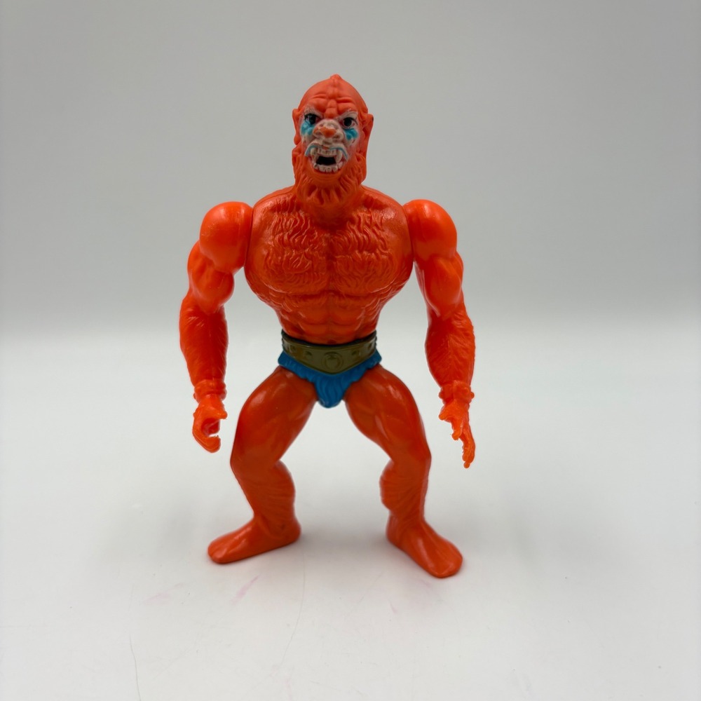 Mattel Beast Man MOTU Action Figure 5.5in Orange Vintage 1981 Good Condition